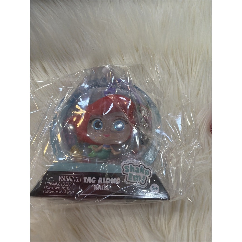 Disney Doorables Tag Along Princess Ariel Clip on W/ Surprise Charms Inside New